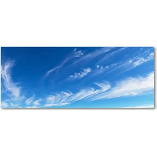 Tulup® Küchenrückwand Spritzschutz aus Glas -125x50 -Spritzschutz auf gehärtetes Glas Deko Landschaften Blauer Himmel