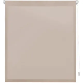 Decorblind | EasyFix Rollo lichtdurchlässig ohne Werkzeug und ohne Bohren, Rollo: 67 x 180 cm Breite x Länge/Maße Stoff: 64 x 175 cm, elfenbeinfarben, einfarbig, Jalousie für Fenster