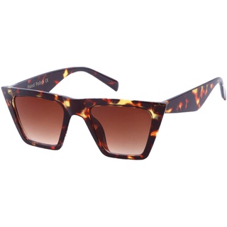 ADEWU Katzenauge Sonnenbrille Mode Damen Oversized Übergröße Brille UV400 Schutz Vintage Retro Designer