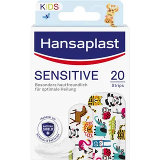 BEIERSDORF Kinderpflaster Sensitive Pflasterstrips Tiermotive 20 St.