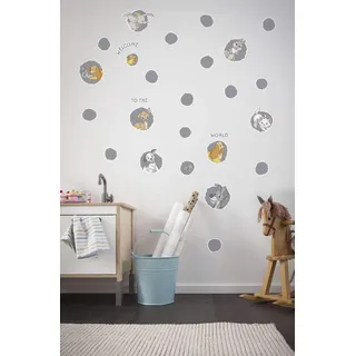 KOMAR A simple Start 100 x 70 cm - Dalmatiner, Jumbo, Kinderzimmer, Babyzimmer, Wandtattoo Dekoration, Sticker, Wandgestaltung