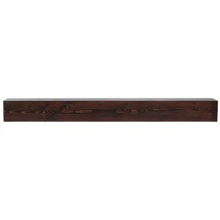Vevor Kaminsims Naturholz 152 x 20,3 x 15,2 cm Tragfähigkeit 22,7 kg Braun