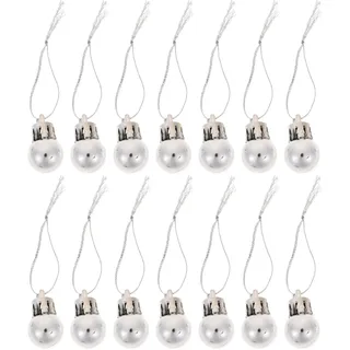 DEARMAMY 24 Mini-weihnachtsbaumkugeln – Miniaturkugeln (2 cm) zum Aufhängen, Ideal Als Weihnachtsdekoration