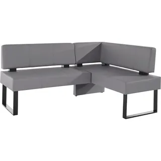 OTTO home home Eckbank "Oliver mit Metallgestell, Küchenbank", verschiedene Bezüge Cord Esszimmerbank OTTOs Choice, grau schwarz),