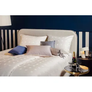 Hefel Bettwäsche »Opulence Würfel, aus 95 % Hefel-Tencel Lyocell & 5% Cashmere Edelsatin« 2 Stk., tlg., beige