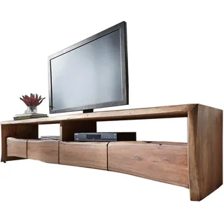 DeLife Live-Edge Fernsehtisch 2300 mm Akazie braun