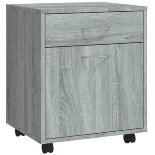 vidaXL Rollschrank Grau Sonoma 45x38x54 cm Holzwerkstoff