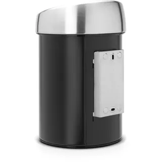 Brabantia Touch Bin 3 L mit Kunststoffeinsatz/Matt Black