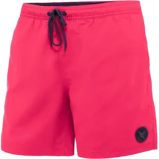 Ladeheid Badehose Herren Bequeme Badeshorts Lang mit Seitentaschen und Schnürchen, Badeshorts Herren mit Netzfütterung – Perfekt für Sommer, Strand und Schwimmbad – LA40-128 (Rosa, XL)