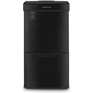 Automatischer Mülleimer 69l schwarz 3-Fach Infrarot