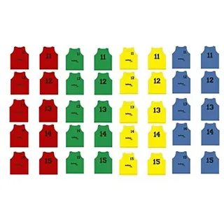 Softee Numbered 11-15 Trainingsweste 5 Einheiten - Green - Junior