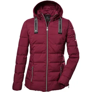 G.I.G.A. DX Damen Steppjacke mit abknöpfbarer Kapuze GW 4 WMN QLTD JCKT, weinrot, 46, 41341-000