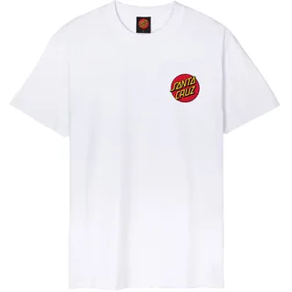 Santa Cruz T-Shirt "CLASSIC DOT CHEST T-SHIRT", weiß