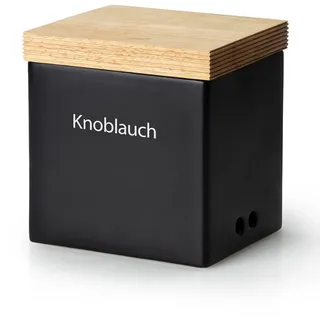 Continenta Vorratsdose rechteckig schwarz 14 x 12 x 15,5 cm