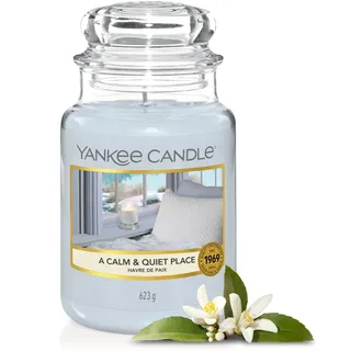 Yankee Candle A Calm & Quiet Place Duftkerze 623 g blau