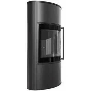 Kratki Kaminofen | BJORN Hoch | Ø 150 | 10 kW | schwarzer Brennraum