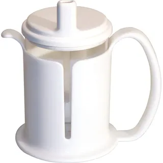 Etac Clear Beaker with Holder, Ergonomic Design for Reduced Spillage and Enhanced Grip for Comfortable Drinking Experience, (Eligible for VAT relief in the UK)