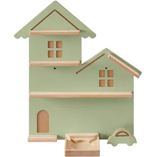 SONGMICS Regal für Toniebox, Wandregal für 35 Figuren, Kinderregal, einfache Montage, Kinderzimmer, Wohnzimmer, GKR801C10