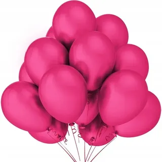 Metallic-Luftballons 12 Zoll, 25 Stück, dunkelrosa