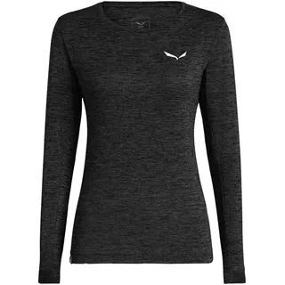 Salewa Puez Melange Dry Damen Funktionsshirt-Schwarz-38