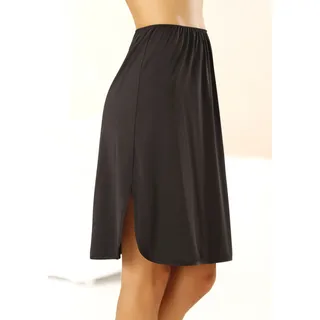 Unterrock NUANCE, Damen, Gr. 48/50, schwarz, Obermaterial: 90% Polyamid, 10% Elasthan, Basic, Röcke Unterrock, aus fließendem Material für eine mittlere Länge, Basic Dessous, Topseller