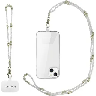 imoshion Universell Telefonband + Handschlaufe - Perlen - Beige