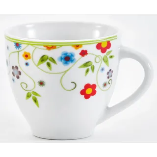 van Well Tasse »Vario« spülmaschinen- und mikrowellengeeignet, 6-teilig, bunt