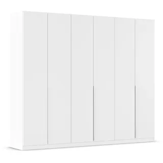 Rauch Möbel Alabama, Kleiderschrank für Schlafzimmer, Kinderzimmer, Wohnzimmer, Garderobe, Flur, 6-türig, mit Zubehör Classic, Farbe Weiß, Breite 271 cm