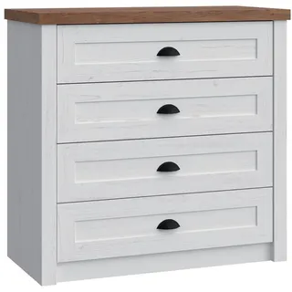 Kommoden Landhaus Kommode Sideboard Möbel Holz Schränke Neu Anrichte Schrank Neu - Weiß