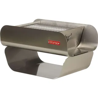 Trunqy Tischgrill Hybridgrill mit Gasbetrieb und verstellbarem Thermostat