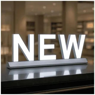 LED Schriftzug Set New - 100mm abcMIX Slide