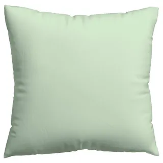 schlafgut Kissenbezug Woven Satin 80 x 80 cm Hellgrün