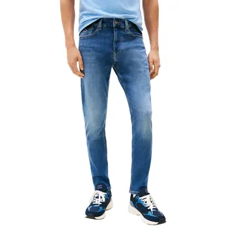 Tommy Hilfiger Tommy Jeans Austin Slim Tapered" zum Knöchel hin schmaler werdende Jeans / Denim Medium), - 33 - 32