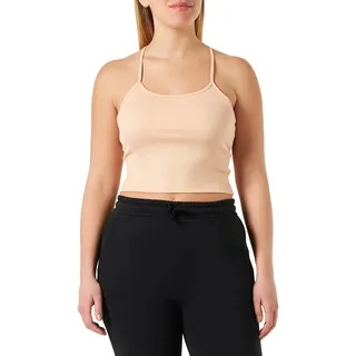 Champion Damen Athletic C-Sport Quick Dry 2x2 Stretch Slim Yoga Top, Rosa Antico, S