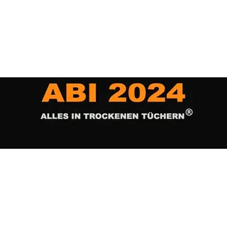 Egeria Strandtuch »ABI 2024« 75x180 cm, "ABI 2024-Alles in trockenen Tüchern", schwarz