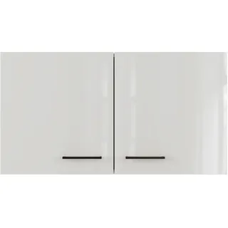 Flex-Well Hängeschrank Lund 100 x 55 cm Lichtgrau glänzend