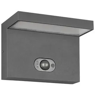 Trio Leuchten AUßENWANDLEUCHTE , Anthrazit , Metall , 10x13x18 cm , Farben fixierbar, mit Schalter, Dämmerungssensor , Lampen & Leuchten, Außenbeleuchtung, Außenleuchten