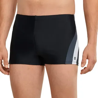 SCHIESSER Herren Swimshorts schwarz unifarben, schwarz, NOS