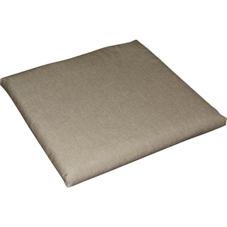 Xxxl Gartensitzkissen , Taupe , Textil , Uni , Füllung: Schaumstoff, Vlies , 50x4x50 cm , Made in Germany , Gartenmöbel, Gartenpolster & Auflagen, Gartenkissen