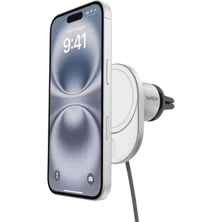Belkin BoostCharge Pro Magnetisches Kabelloses Kfz-Ladegerät mit Qi2 15 W