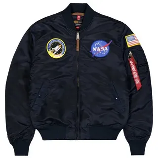 Alpha Industries Ma-1 VF Nasa Bomberjacke für Herren Rep.Blue