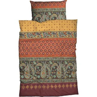 Casatex Bettwäsche Murillo 135 x 200 cm Biber Terra