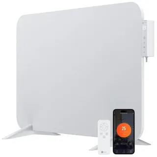 bringer-germany Metall Infrarotheizung mit Smart Thermostat - Weiß / 450 Watt