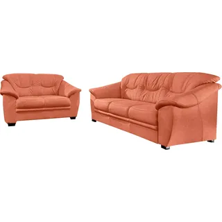 sit&more Couch Federkern 2-Sitzer + 3-Sitzer Terrakotta