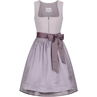 Dirndl NÜBLER "Dirndl mini Geelke", Damen, Gr. 34, EURO, lila, Obermaterial: 100% Polyester PES., Kleider Dirndl