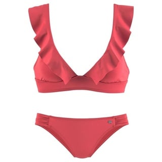 JETTE Triangel-Bikini Damen rostrot Gr.32 Cup A/B