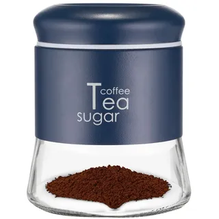 GALICJA Glas Mit Deckel Greno – Vorratsdosen Mit Deckel Luftdicht – Glasbehälter Mit Deckel – Aufbewahrungsglas Mit Deckel – Vorratsdosen Glas Mit Deckel – 750ml Marineblau