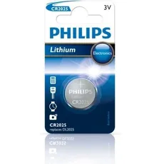 Philips Minicells Battery CR2025/01B, Single-use battery, Lithium-Ion (Li-Ion), 3 V, 1 pc(s), 40 mm (1 Stk.), Batterien + Akkus