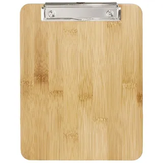 Olympia Bambus-Speisekarten-Klemmbrett A4 - Holz-Beleg- und Schildhalter für Restaurants und Bars CM671