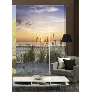 Home fashion Evening Klettband 60 x 245 cm Beige 3 Stk.